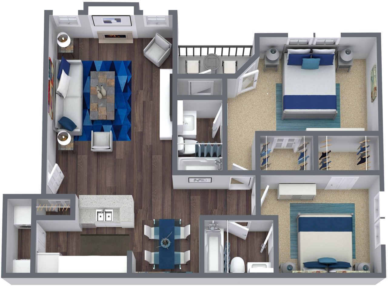 Floor Plans Estates At Las Colinas Apartments Of Irving Texas