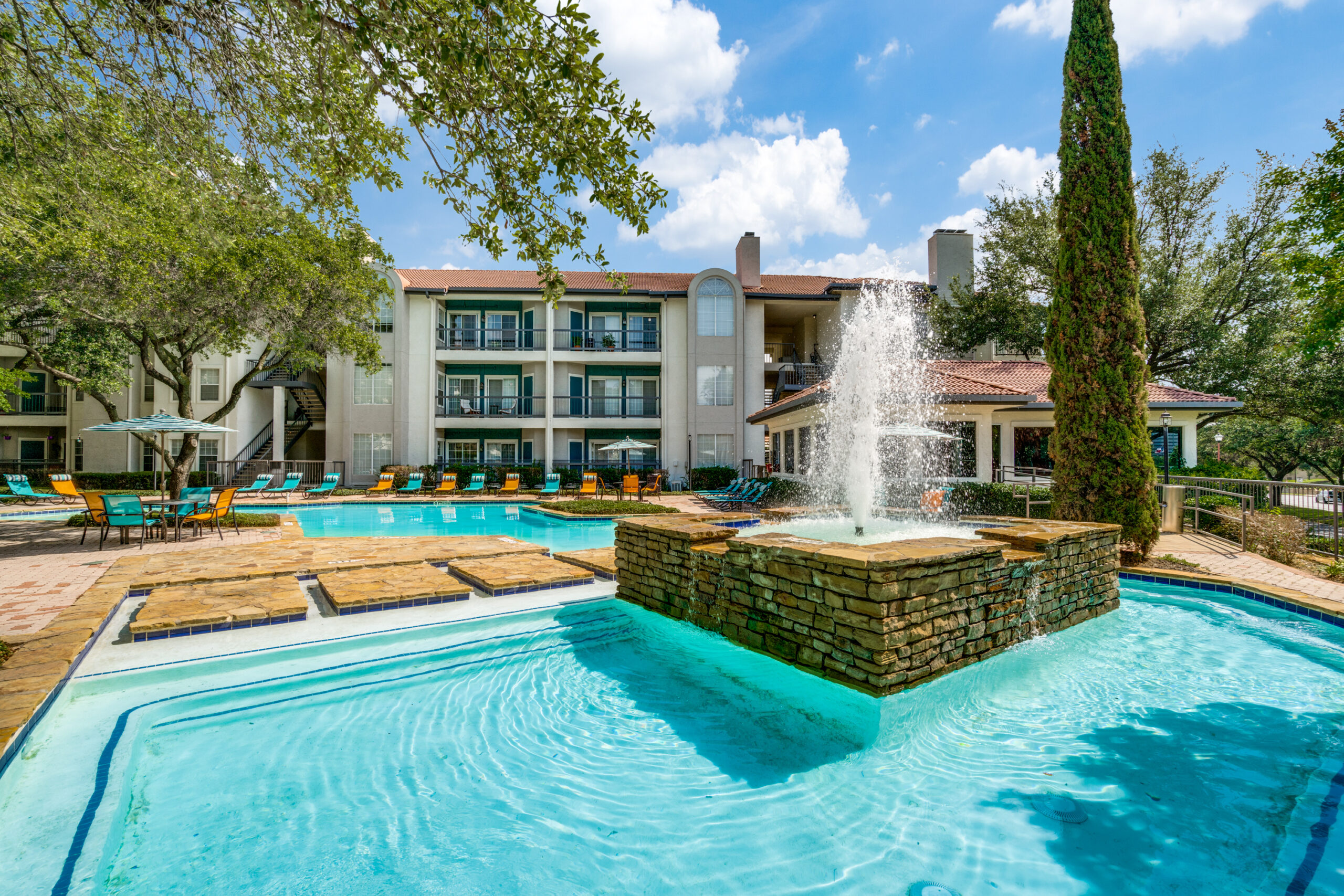 Luxury resort-style pool